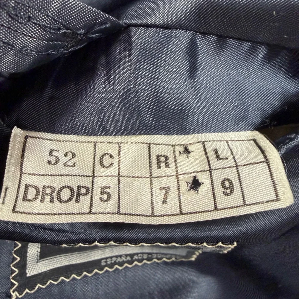 Ermenegildo Zegna Blazer‎ Men 52C Navy Blue Classic Luxury Wool Sport Coat EUC